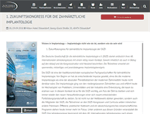 Tablet Screenshot of dgzi-jahreskongress.de